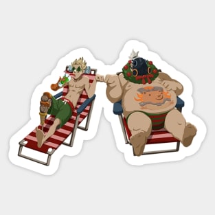 Roadhog & Junkrat Winter Sticker